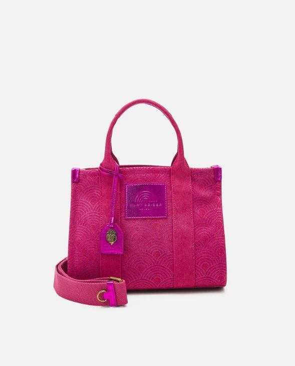 Mini bolso tote Kurt Geiger fucsia